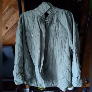 Sage Quilted A&F Jacket